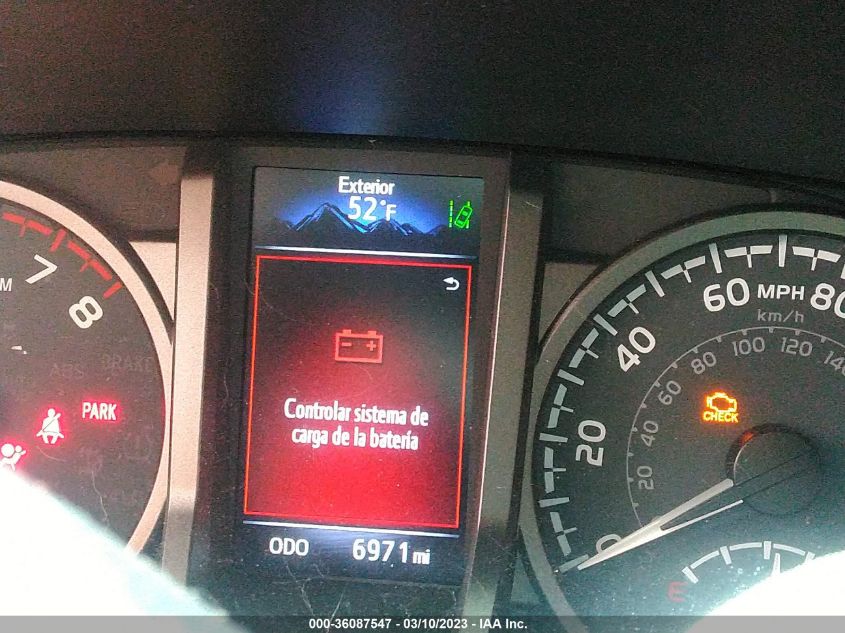 2022 TOYOTA TACOMA 4WD SR/SR5/TRD SPORT - 3TYCZ5AN5NT096890