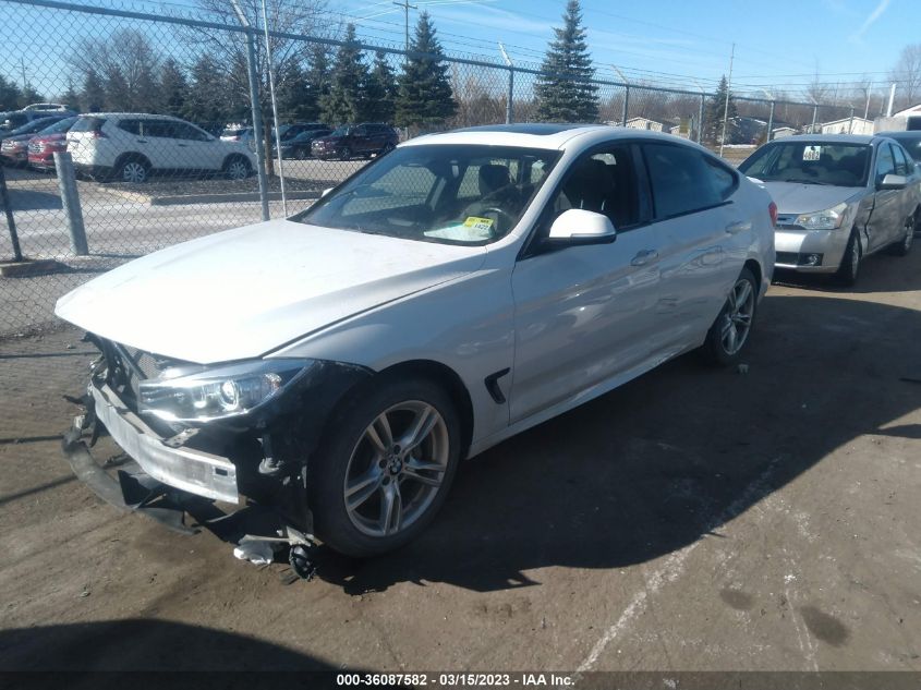 2015 BMW 3 SERIES GRAN TURISMO 335I XDRIVE WBA3X9C54FD868070