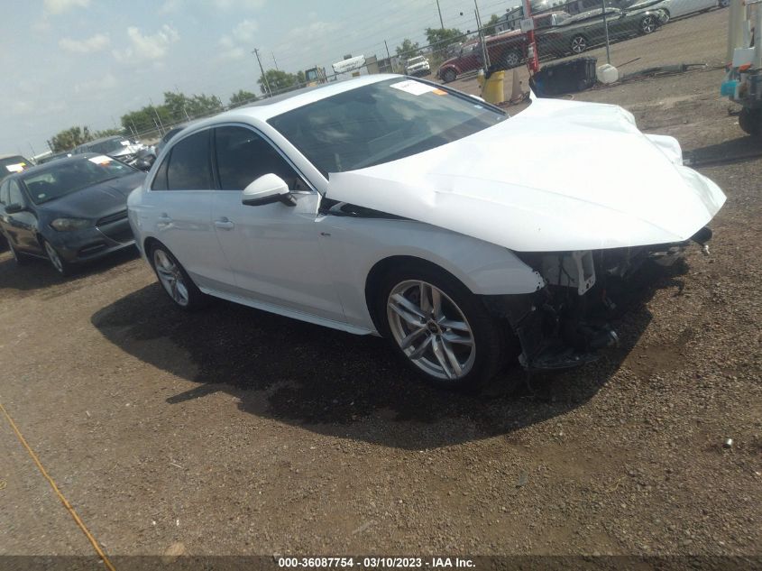 WAUEAAF42PN001261 AUDI A4 SEDAN S LINE PREMIUM PLUS 2023