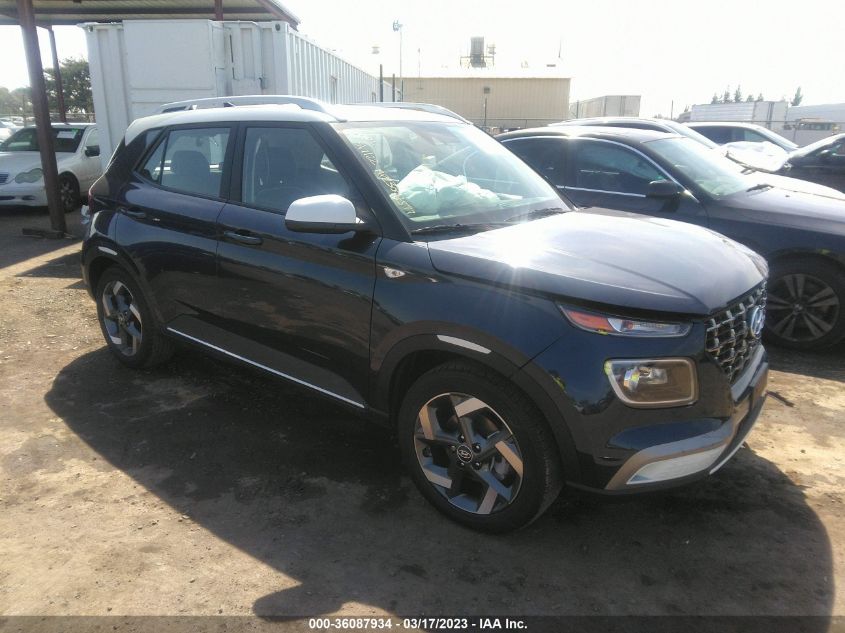 2022 HYUNDAI VENUE LIMITED - KMHRC8A36NU200009