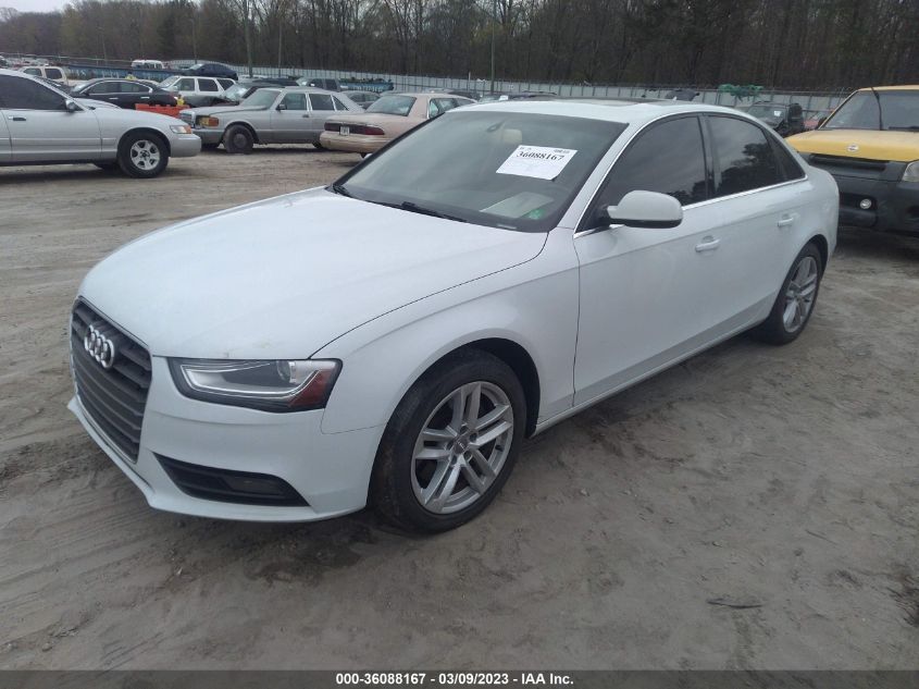 2013 AUDI A4 PREMIUM PLUS - WAUFFAFL6DA157545