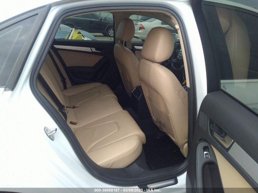 2013 AUDI A4 PREMIUM PLUS - WAUFFAFL6DA157545