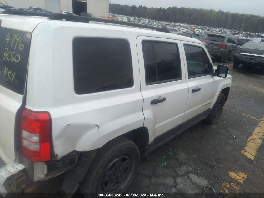 2014 JEEP PATRIOT SPORT - 1C4NJPBB7ED754796