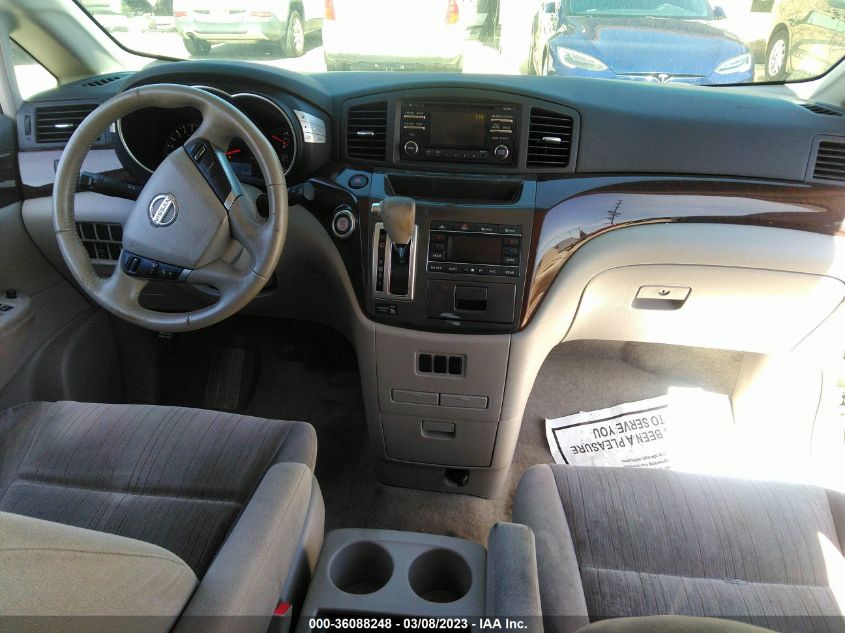 2014 NISSAN QUEST SV - JN8AE2KP1E9106136