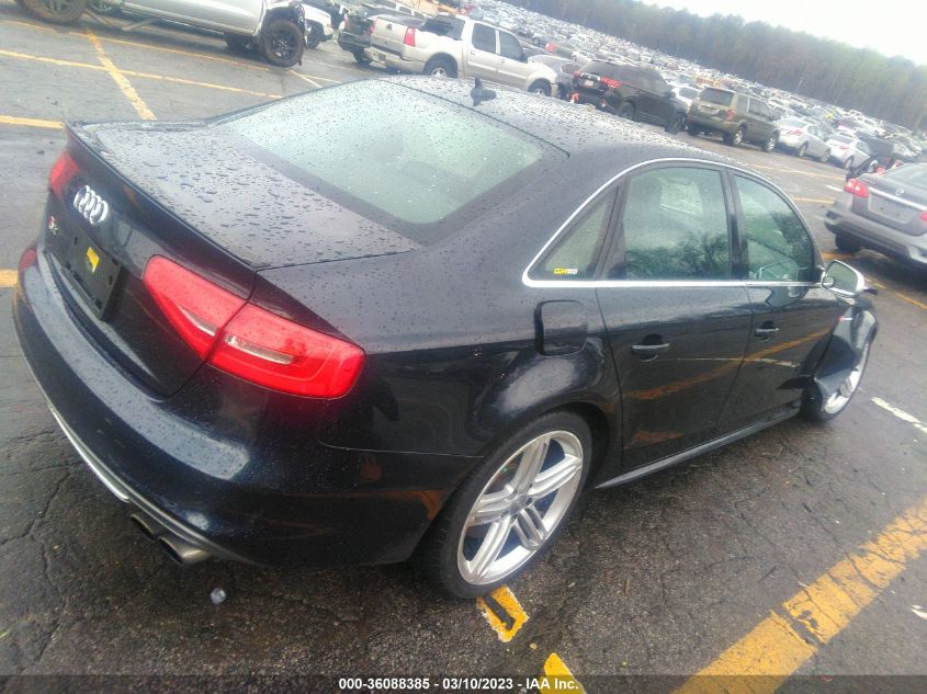 2014 AUDI S4 PREMIUM PLUS WAUBGAFL0EA018024