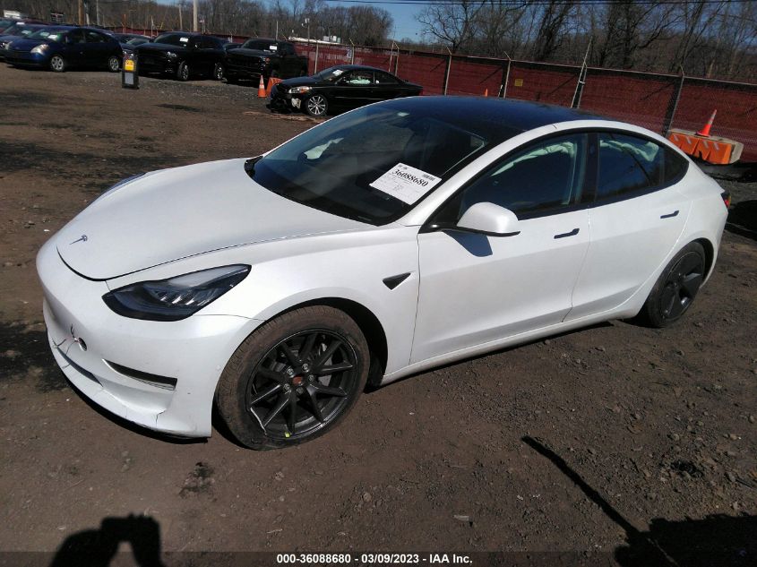 2021 TESLA MODEL 3 STANDARD RANGE PLUS - 5YJ3E1EA5MF851580