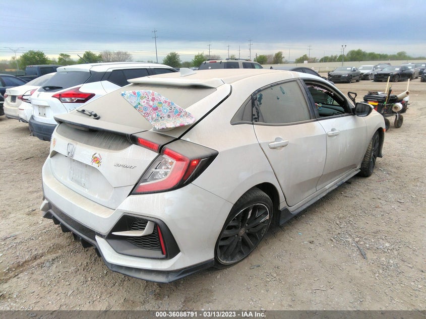 VIN SHHFK7H40MU423946 2021 HONDA CIVIC HATCHBACK SPORT
