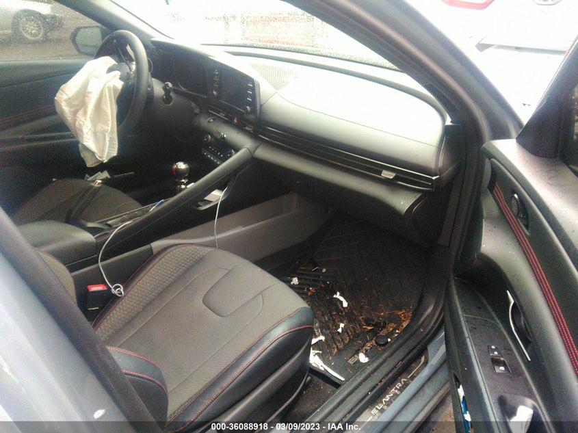 VIN KMHLR4AF1NU225682 2022 HYUNDAI ELANTRA N LINE