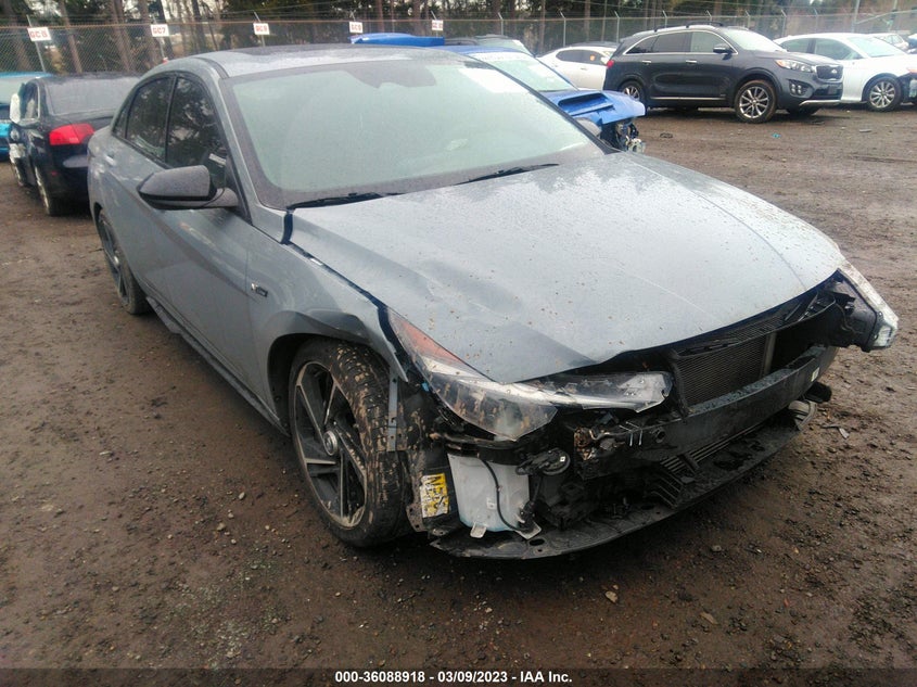 VIN KMHLR4AF1NU225682 2022 HYUNDAI ELANTRA N LINE