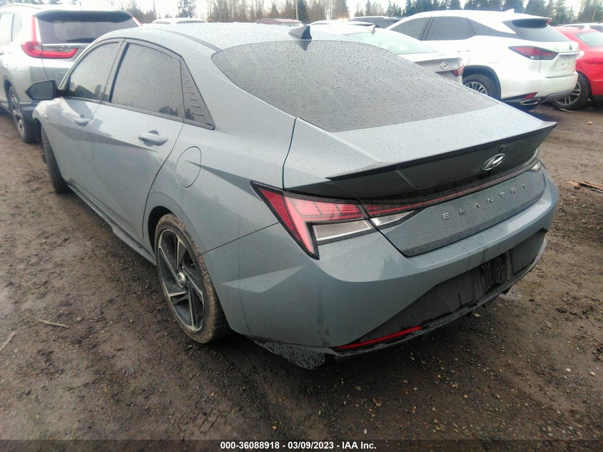 VIN KMHLR4AF1NU225682 2022 HYUNDAI ELANTRA N LINE