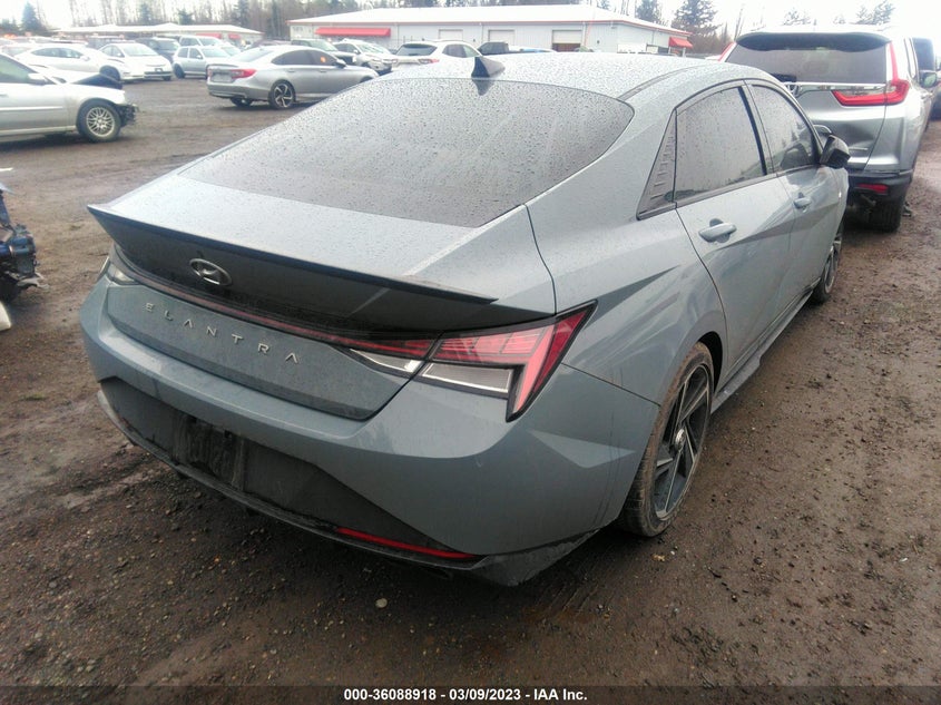 VIN KMHLR4AF1NU225682 2022 HYUNDAI ELANTRA N LINE