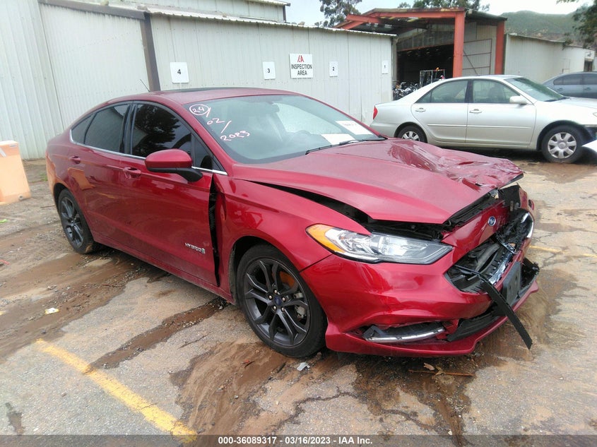 VIN 3FA6P0LU0JR286976 2018 FORD FUSION HYBRID SE