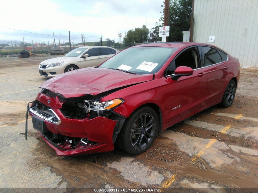 VIN 3FA6P0LU0JR286976 2018 FORD FUSION HYBRID SE
