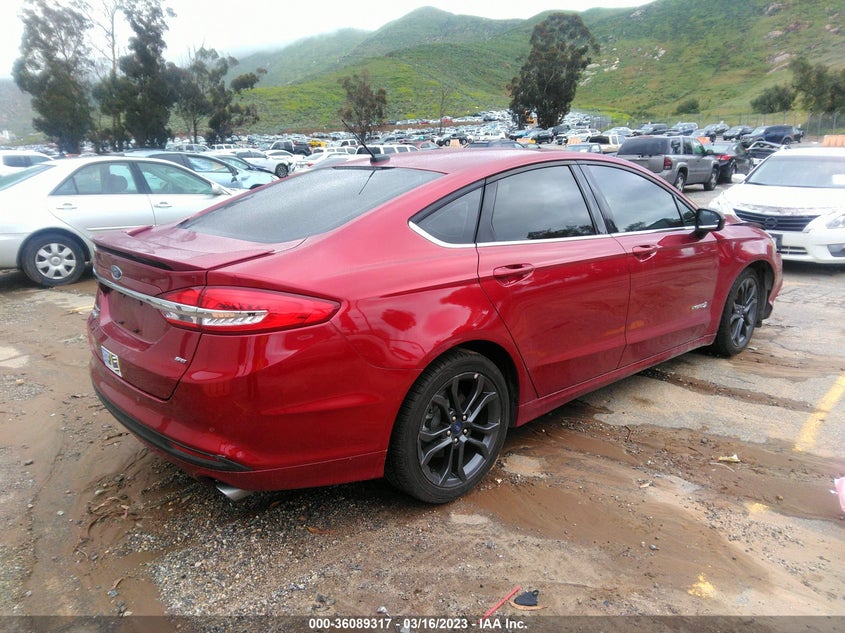 VIN 3FA6P0LU0JR286976 2018 FORD FUSION HYBRID SE