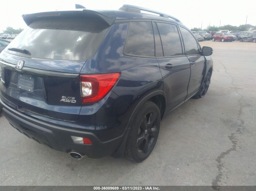 2021 HONDA PASSPORT ELITE - 5FNYF8H03MB006628