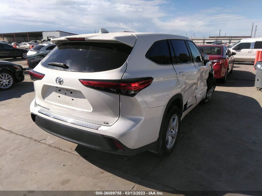 2020 TOYOTA HIGHLANDER LE/L - 5TDZZRAH2LS015977