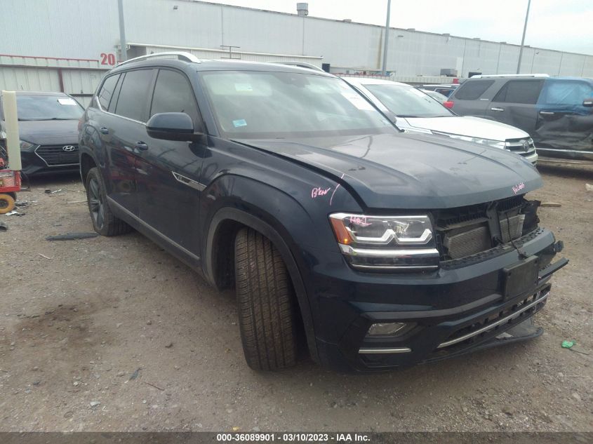 2019 VOLKSWAGEN ATLAS 3.6L V6 SEL R-LINE - 1V2RR2CA1KC607702