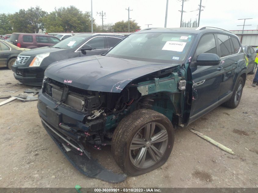 2019 VOLKSWAGEN ATLAS 3.6L V6 SEL R-LINE - 1V2RR2CA1KC607702