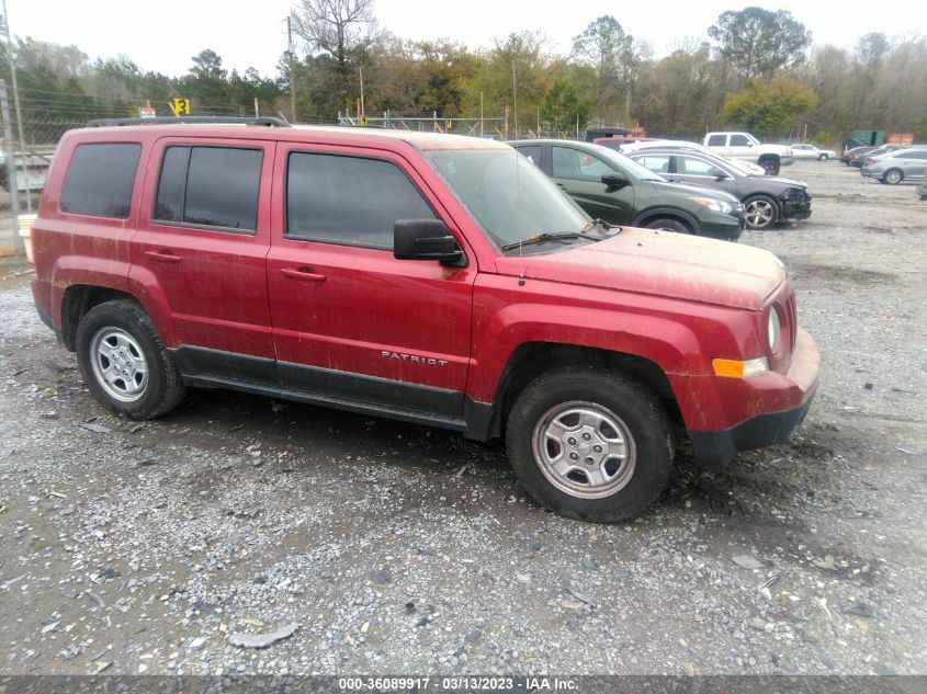 2015 JEEP PATRIOT SPORT - 1C4NJPBA1FD151397