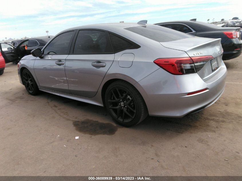 2023 HONDA CIVIC SEDAN SPORT - 2HGFE2F59PH518240