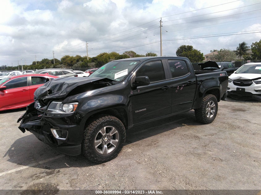 VIN 1GCGSDEN0K1219008 2019 CHEVROLET COLORADO 2WD Z71