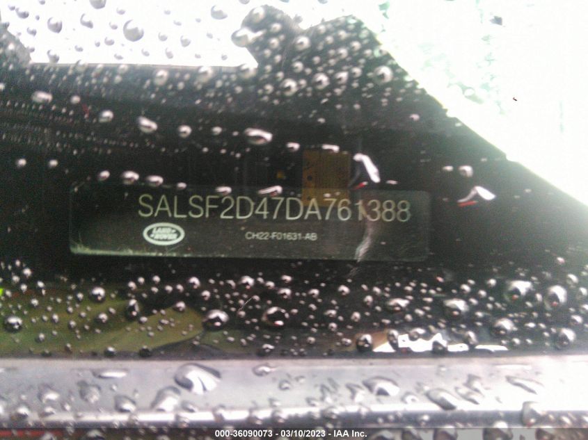 2013 LAND ROVER RANGE ROVER SPORT HSE - SALSF2D47DA761388