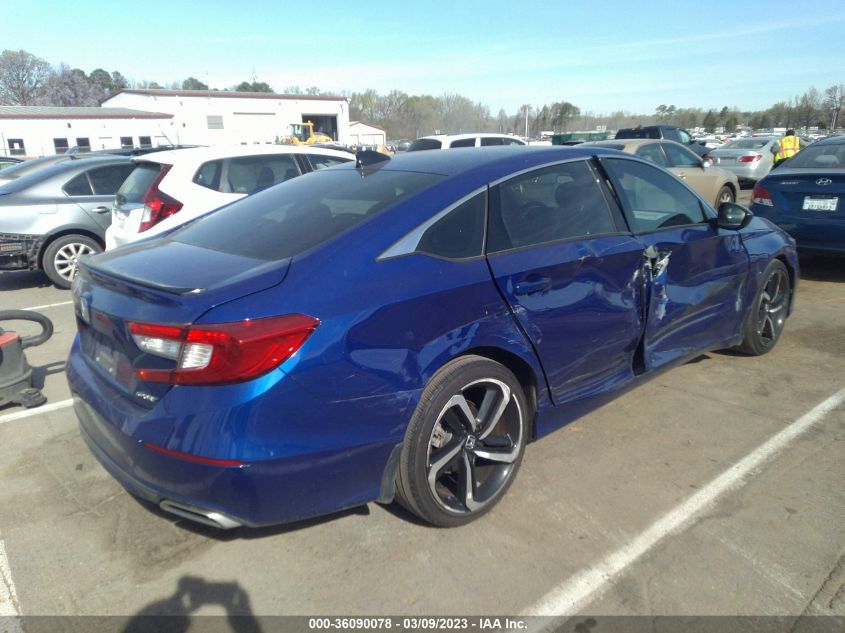 2021 HONDA ACCORD SEDAN SPORT - 1HGCV1F3XMA101148
