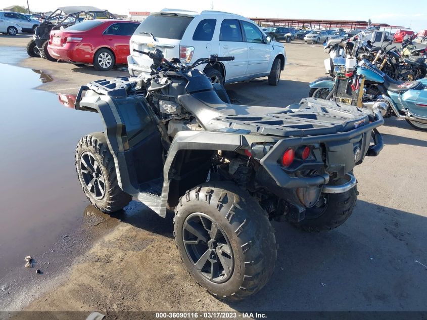 2022 CAN-AM OUTLANDER 650 XT 3JBLKAJ45NJ000695