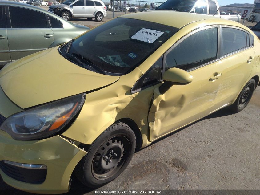 2016 KIA RIO LX - KNADM4A32G6666707