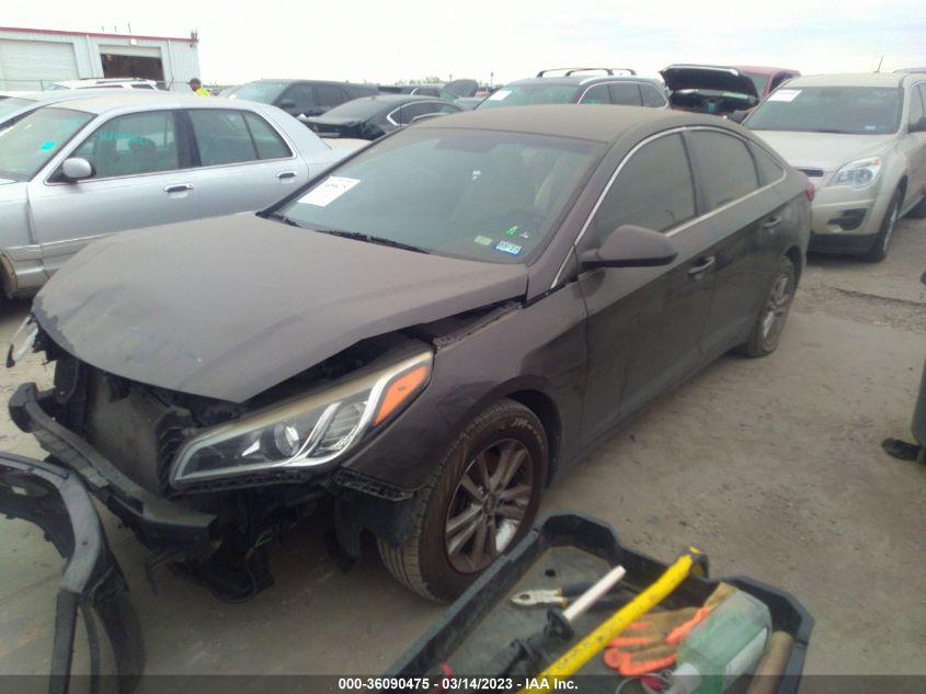 2016 HYUNDAI SONATA 2.4L - 5NPE24AF9GH400792