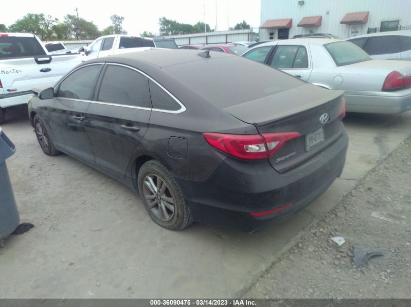 2016 HYUNDAI SONATA 2.4L - 5NPE24AF9GH400792