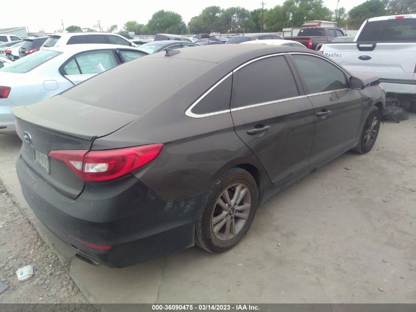 2016 HYUNDAI SONATA 2.4L - 5NPE24AF9GH400792