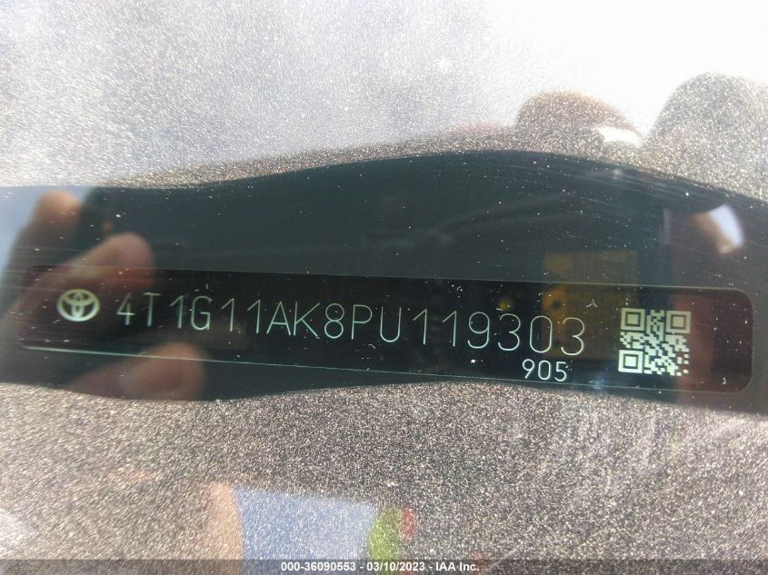 2023 TOYOTA CAMRY SE/SE NIGHTSHADE - 4T1G11AK8PU119303