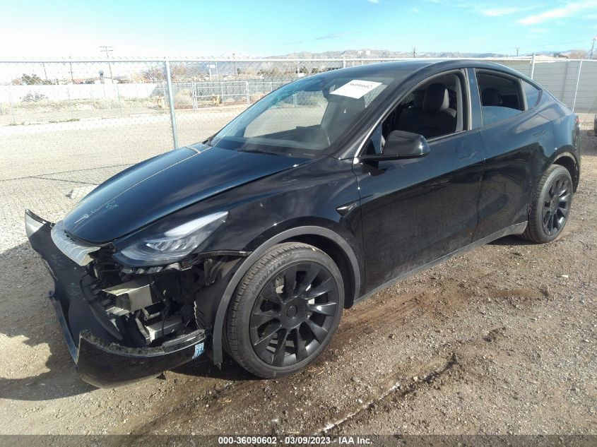 2021 TESLA MODEL Y LONG RANGE - 5YJYGDEE6MF206568