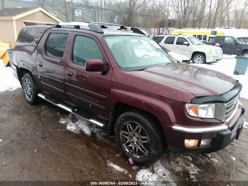 2014 HONDA RIDGELINE RTL - 5FPYK1F5XEB003459