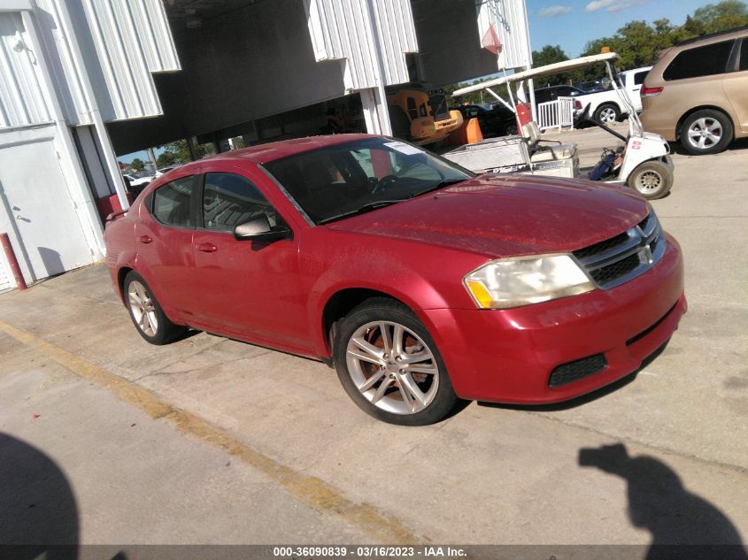 2013 DODGE AVENGER SE V6 - 1C3CDZAG0DN581496
