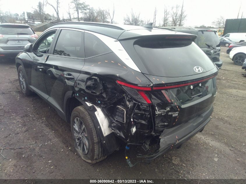 2022 HYUNDAI TUCSON HYBRID BLUE - KM8JBCA13NU066576