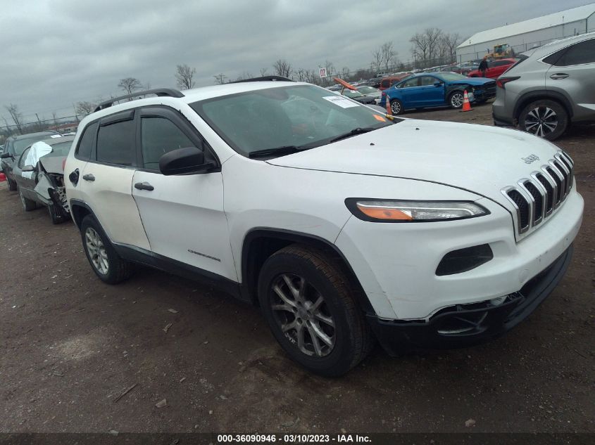 VIN 1C4PJMAB1GW252768 2016 JEEP CHEROKEE no.1