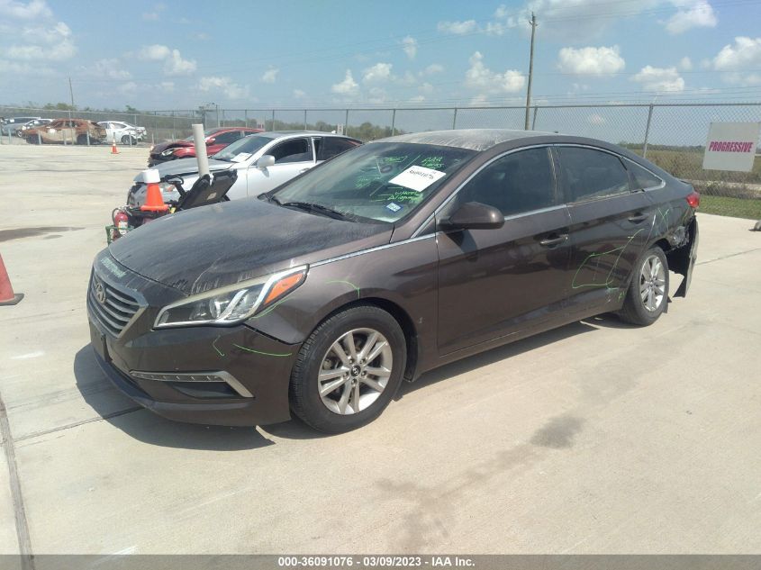 2016 HYUNDAI SONATA 2.4L - 5NPE24AF8GH394600