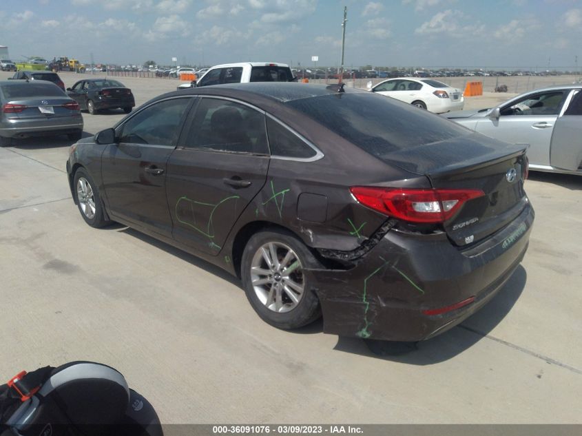 2016 HYUNDAI SONATA 2.4L - 5NPE24AF8GH394600