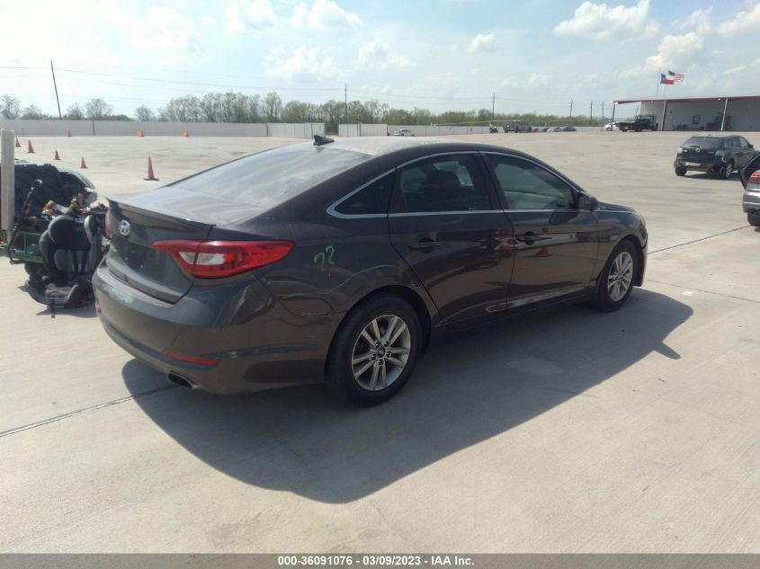 2016 HYUNDAI SONATA 2.4L - 5NPE24AF8GH394600