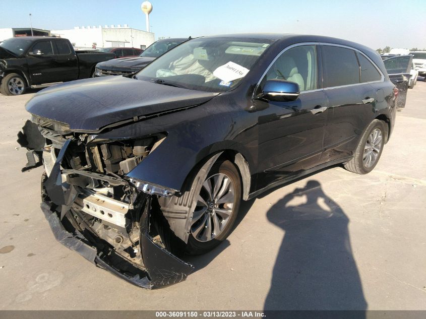 2014 ACURA MDX TECH PKG - 5FRYD3H41EB005070