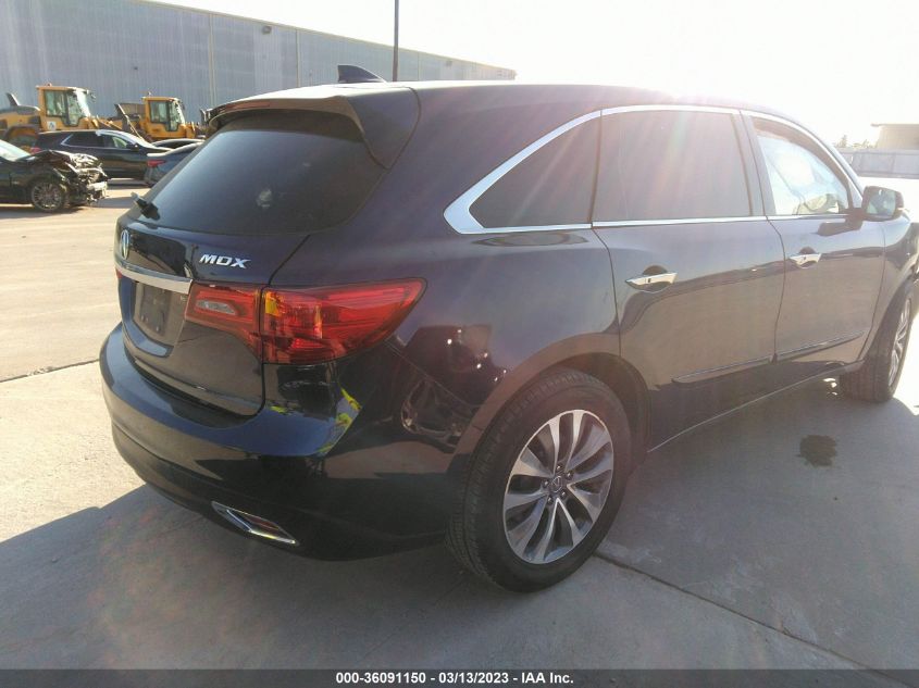 2014 ACURA MDX TECH PKG - 5FRYD3H41EB005070