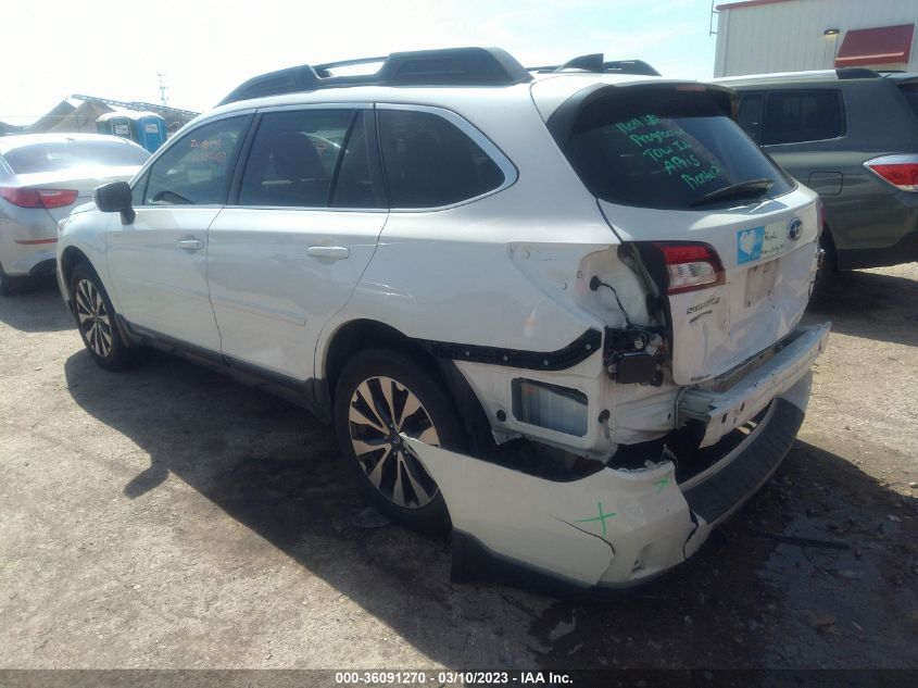 2016 SUBARU OUTBACK 2.5I LIMITED - 4S4BSBNC1G3264611
