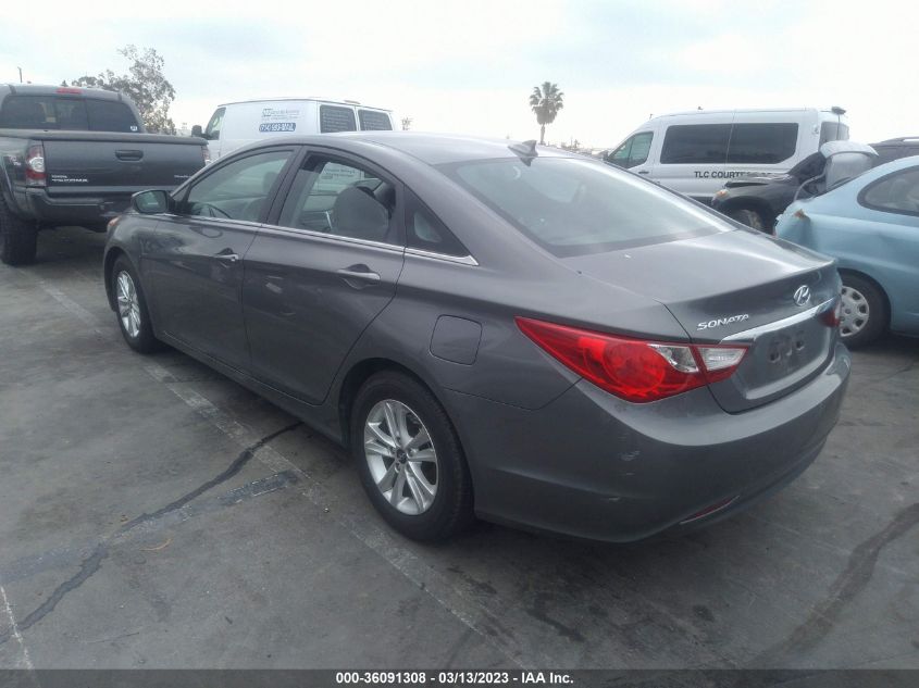 2013 HYUNDAI SONATA GLS PZEV - 5NPEB4AC6DH661041