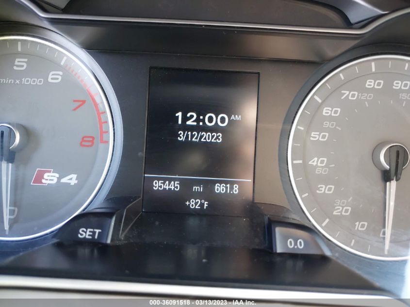 2013 AUDI S4 PREMIUM PLUS - WAUBGAFL3DA242273