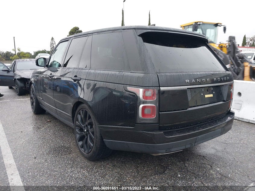 VIN SALGR2RV4KA550659 2019 LAND ROVER RANGE ROVER