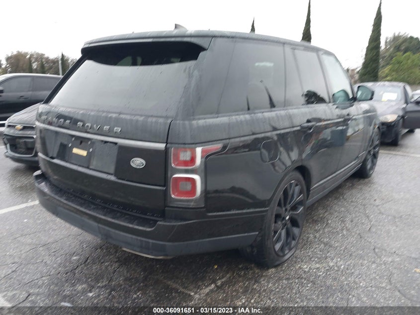 VIN SALGR2RV4KA550659 2019 LAND ROVER RANGE ROVER