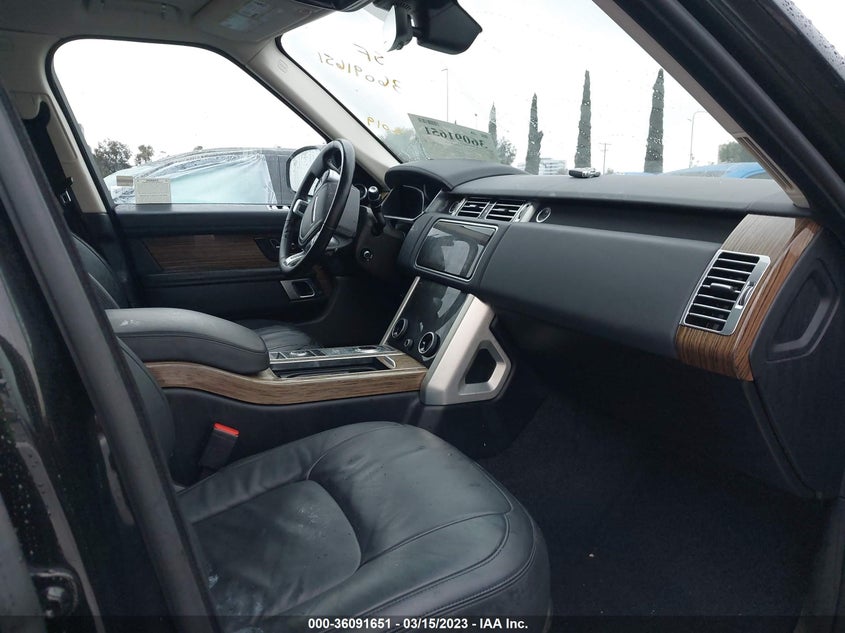 VIN SALGR2RV4KA550659 2019 LAND ROVER RANGE ROVER