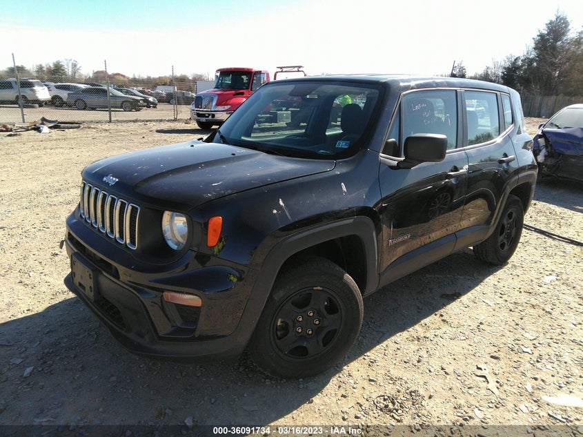 VIN ZACNJBAB9KPK51267 2019 JEEP RENEGADE SPORT